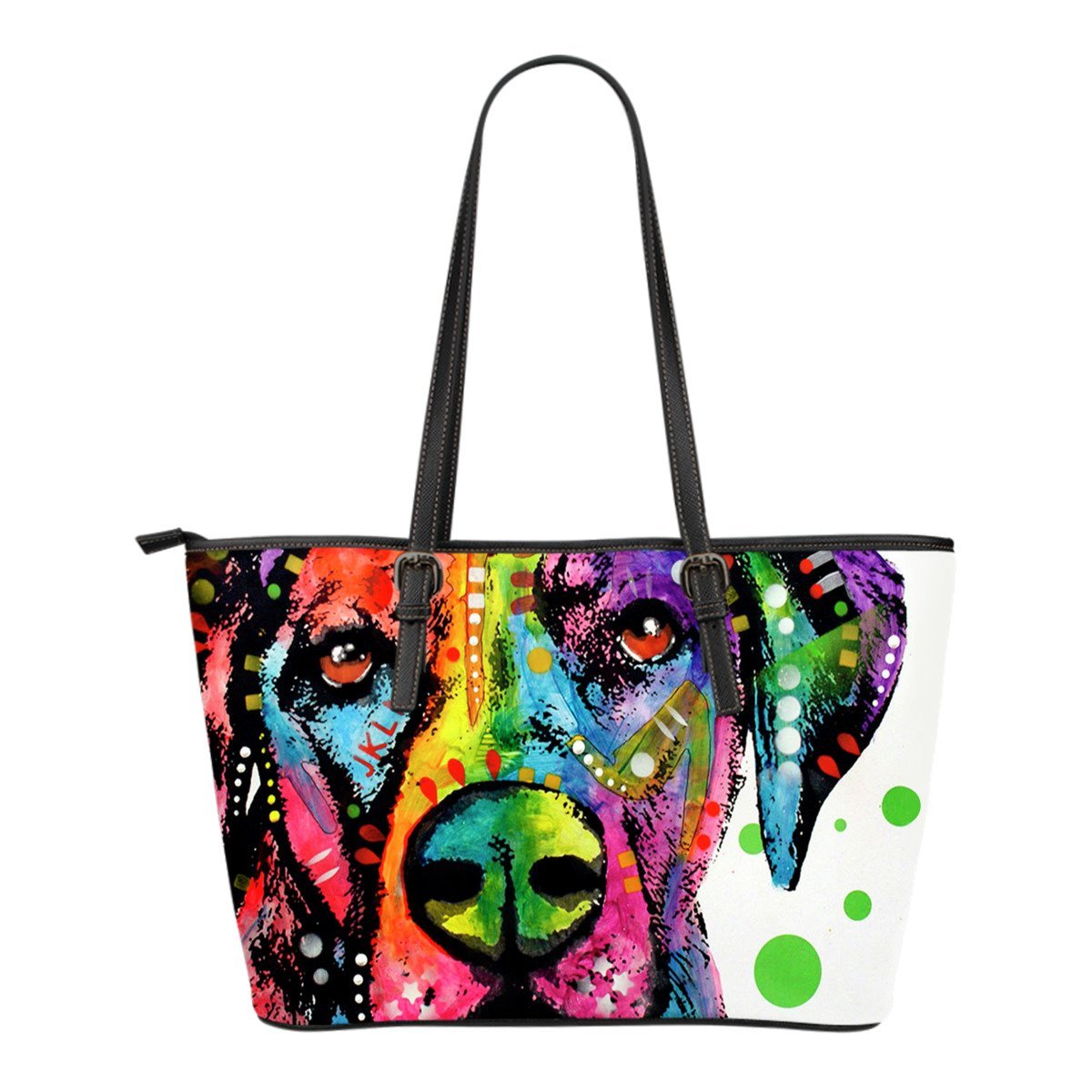 Rhodesian Ridgeback Small Leather Tote Bag
