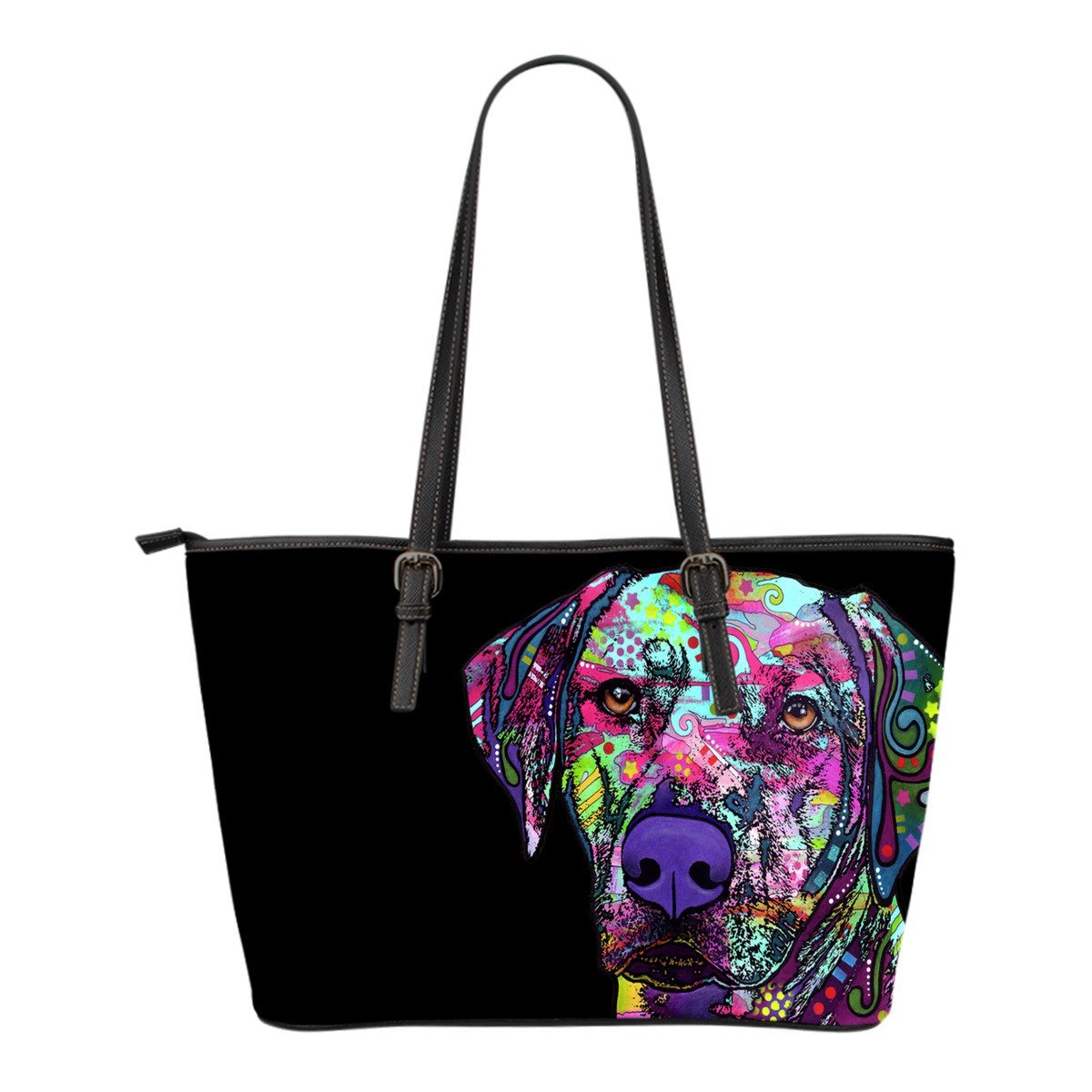 Rhodesian Ridgeback Small Leather Tote Bag