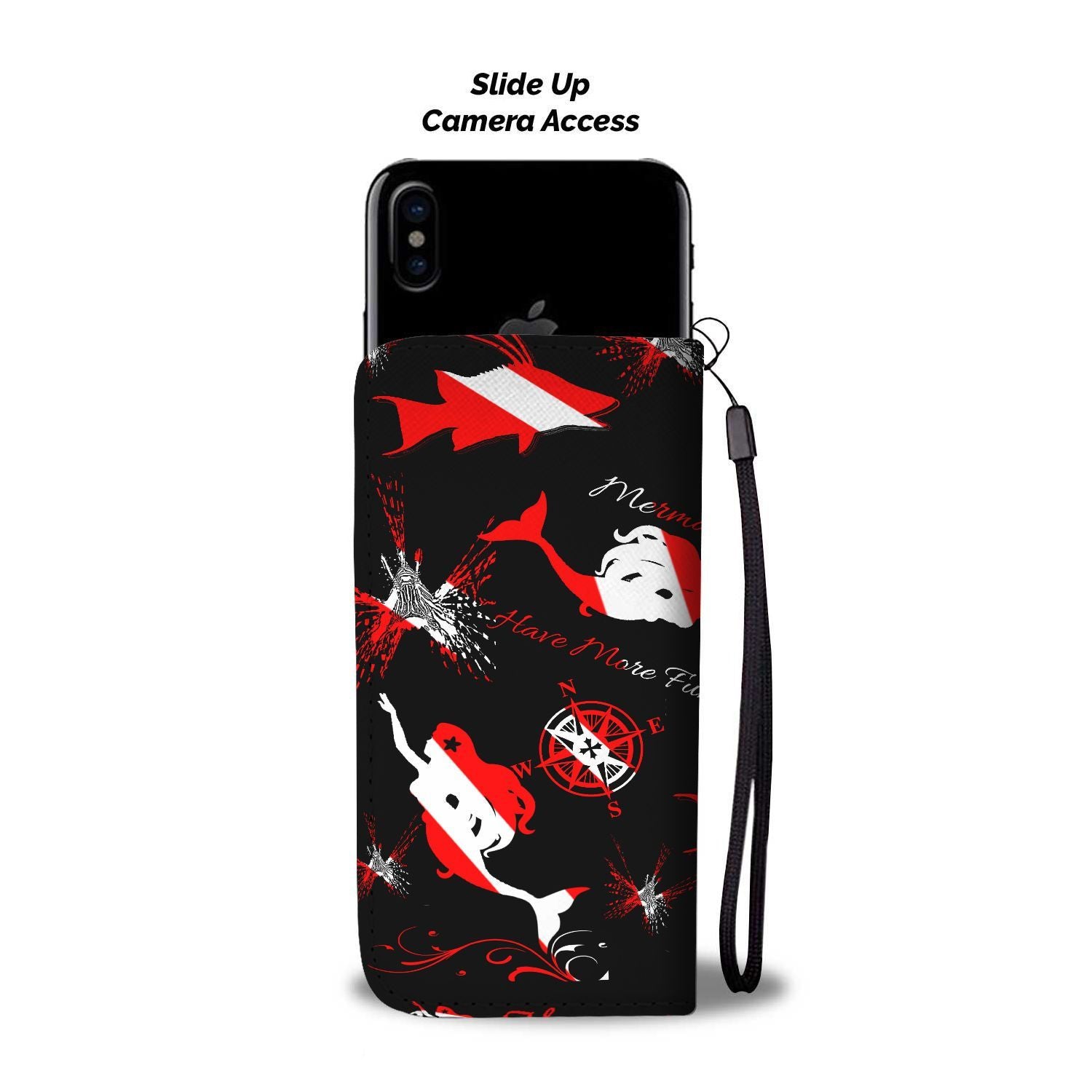 Dive Mermaid Phone Case and Wallet