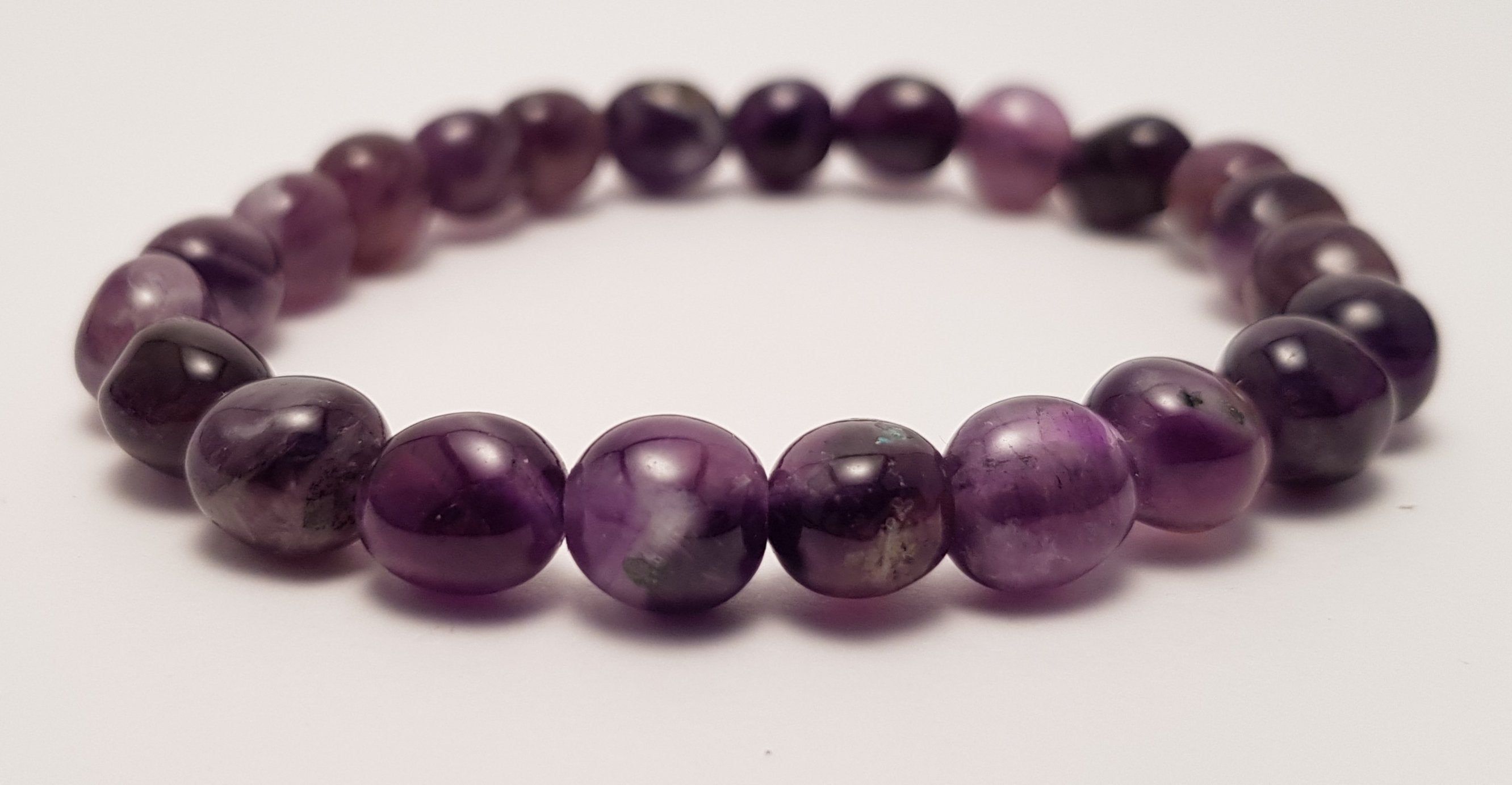 Crystals - Amethyst (Chevron) Bracelet