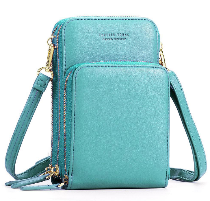 Women Leather Clutch Card Phone Bag Girl Crossbody Shoulder Travel Tote Handbag