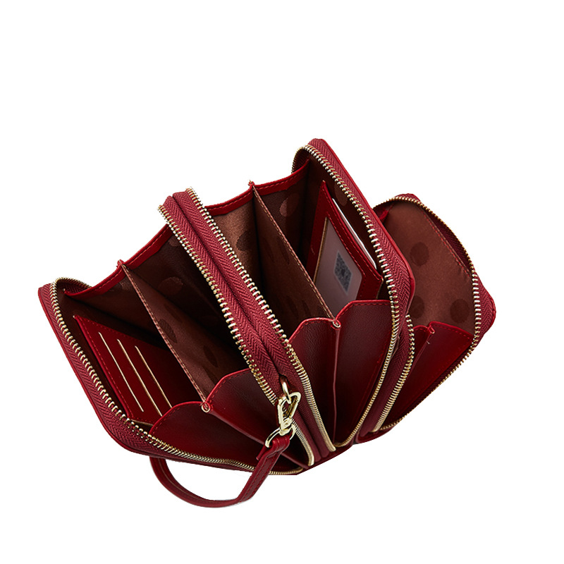 Women Leather Clutch Card Phone Bag Girl Crossbody Shoulder Travel Tote Handbag