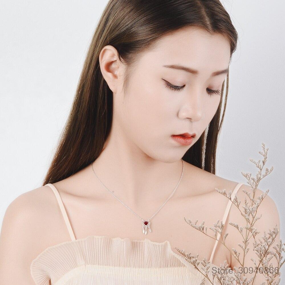 Sweet Heart Dream Catcher Necklace