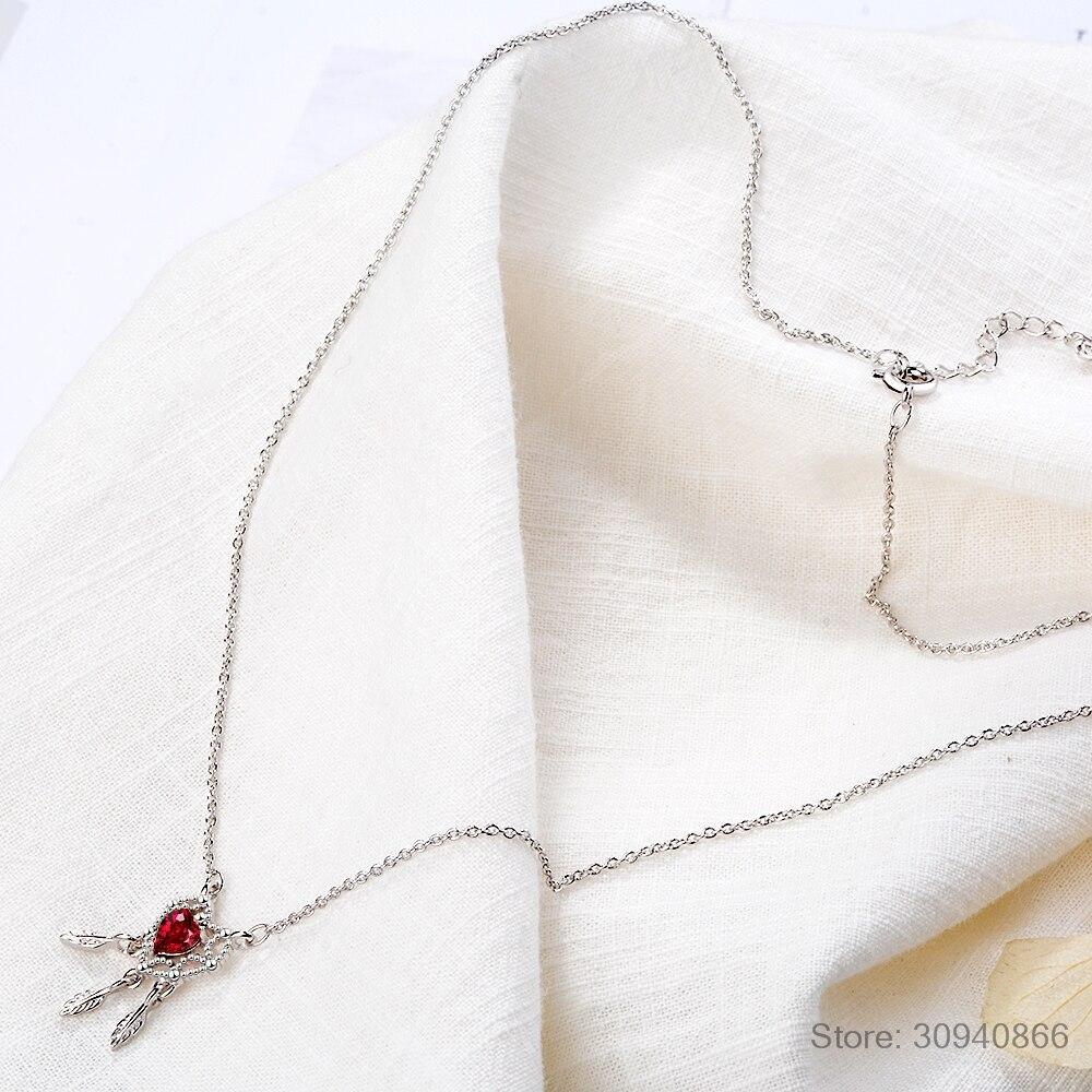 Sweet Heart Dream Catcher Necklace