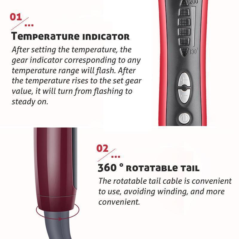 2 IN 1 Hair Straightening Curl Styler