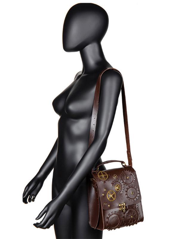 Women's Vintage Punk Shoulder Crossbody Bag