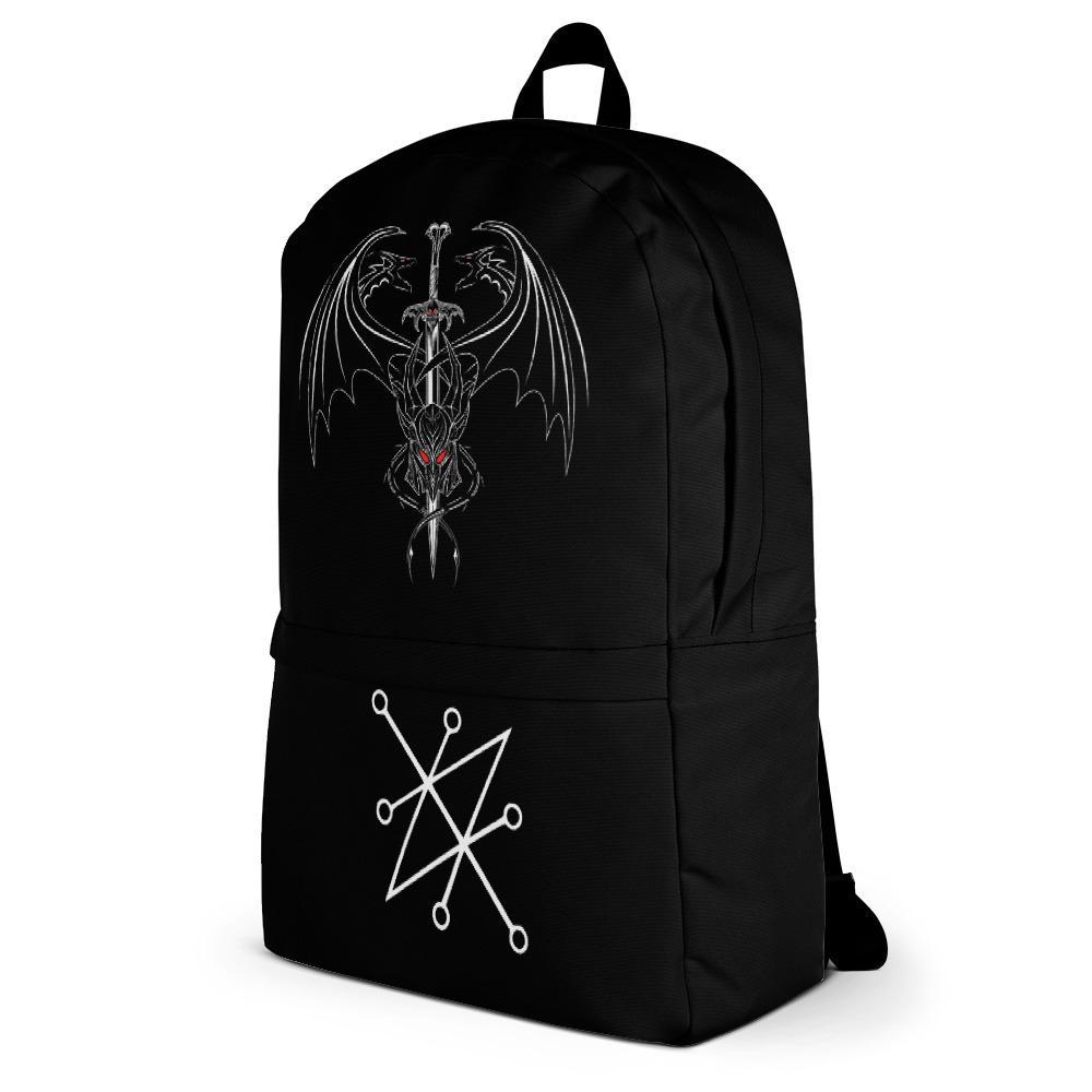 Azazel Warrior Sword Sigil Black Magick Backpack