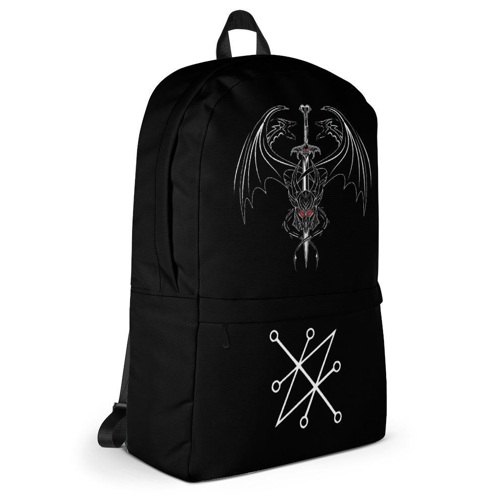 Azazel Warrior Sword Sigil Black Magick Backpack