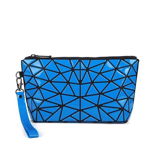 new fashion women make up bag geometric casual cosmetic bag cases travel organizer makeup case toiletry kit beauty bags A18831c