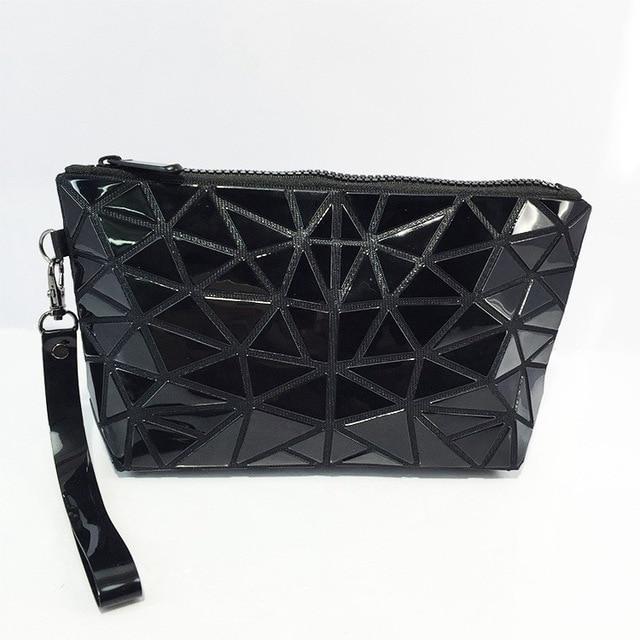 new fashion women make up bag geometric casual cosmetic bag cases travel organizer makeup case toiletry kit beauty bags A18831c