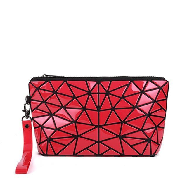 new fashion women make up bag geometric casual cosmetic bag cases travel organizer makeup case toiletry kit beauty bags A18831c