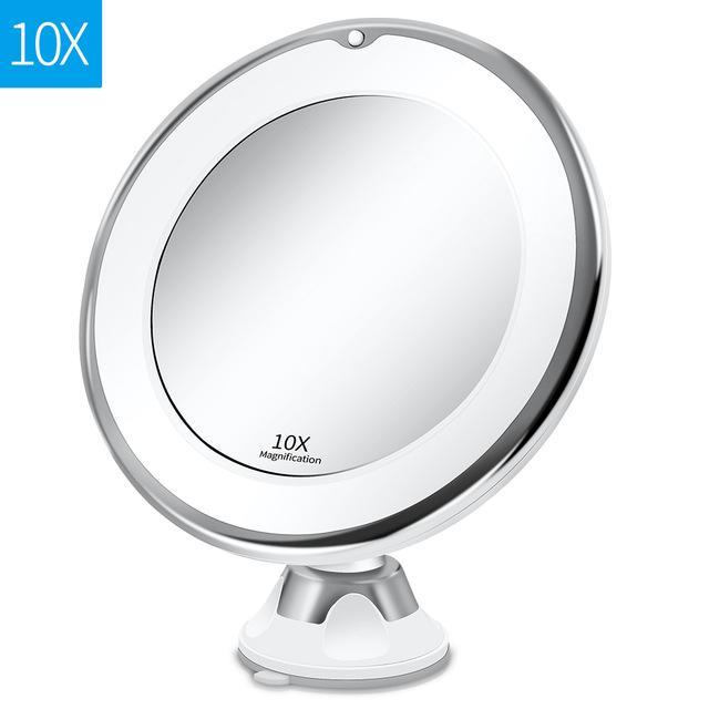 BEAUTYTUN®️ 10x Magnifying LED Lighted Makeup Mirror