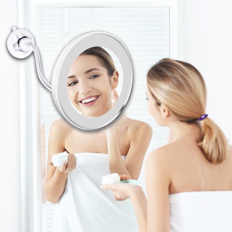 BEAUTYTUN®️ 10x Magnifying LED Lighted Makeup Mirror