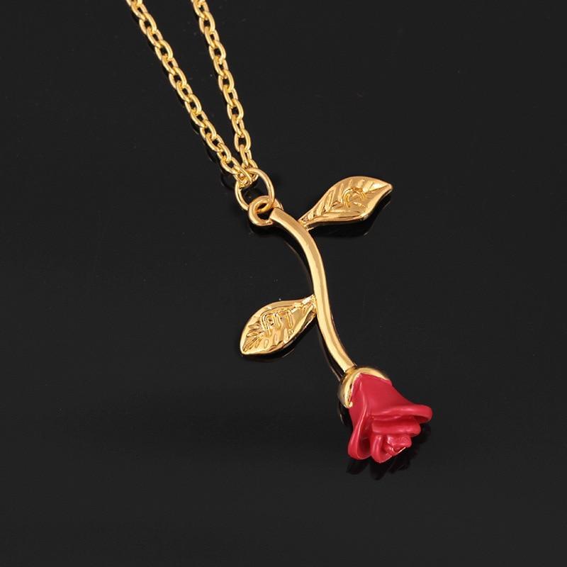 Red Rose Necklace