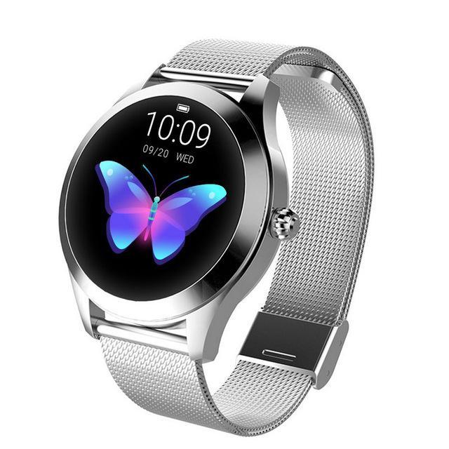 KW10 band IP68 Waterproof Smart Watch Women Lovely Bracelet Heart Rate Monitor Sleep Monitoring Smartwatch Connect IOS Android