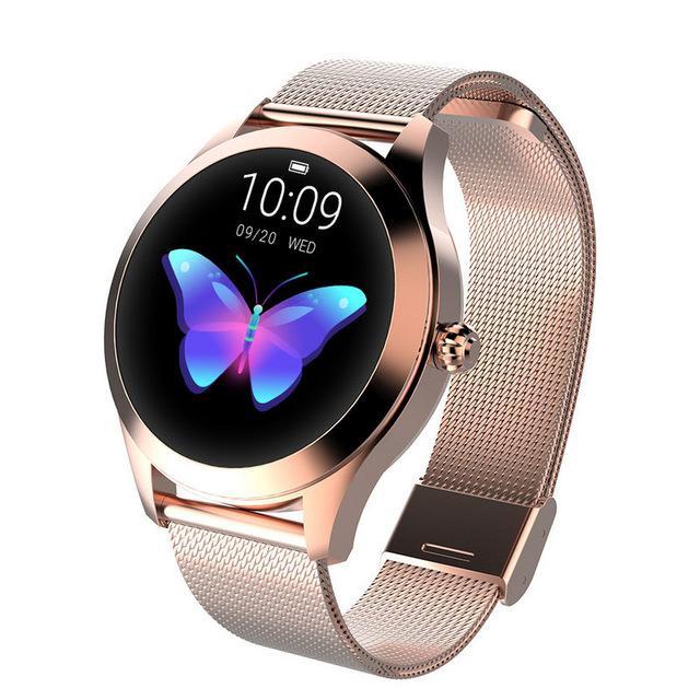 KW10 band IP68 Waterproof Smart Watch Women Lovely Bracelet Heart Rate Monitor Sleep Monitoring Smartwatch Connect IOS Android