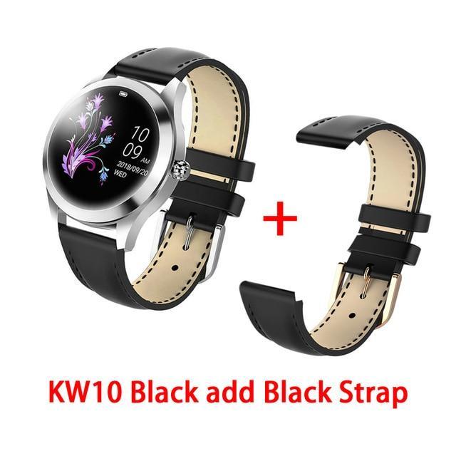 KW10 band IP68 Waterproof Smart Watch Women Lovely Bracelet Heart Rate Monitor Sleep Monitoring Smartwatch Connect IOS Android