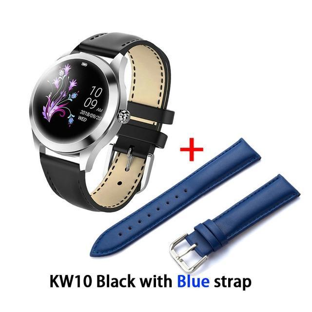 KW10 band IP68 Waterproof Smart Watch Women Lovely Bracelet Heart Rate Monitor Sleep Monitoring Smartwatch Connect IOS Android