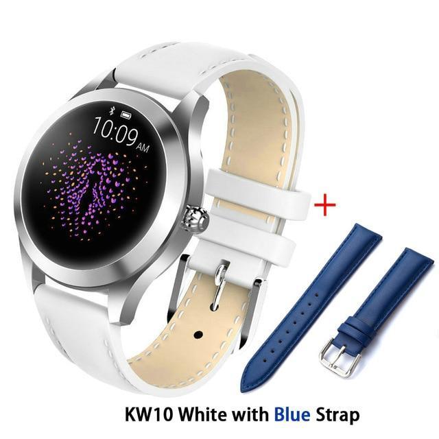 KW10 band IP68 Waterproof Smart Watch Women Lovely Bracelet Heart Rate Monitor Sleep Monitoring Smartwatch Connect IOS Android