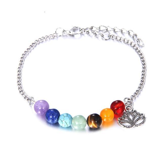 7 Chakra Reiki Healing Heart Bracelet