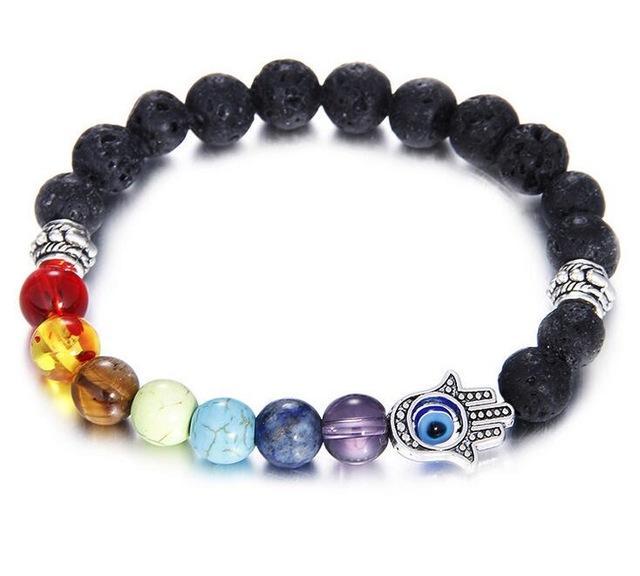 7 Chakra Reiki Healing Heart Bracelet