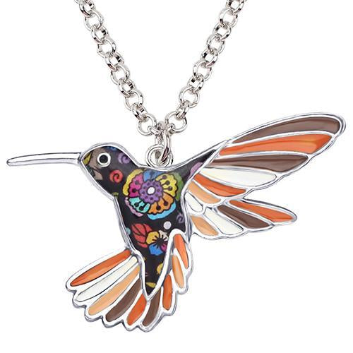 Hummingbird Bird Necklace