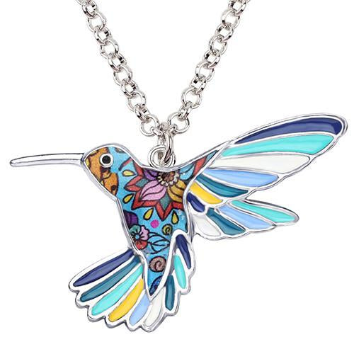 Hummingbird Bird Necklace