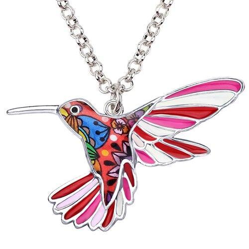 Hummingbird Bird Necklace