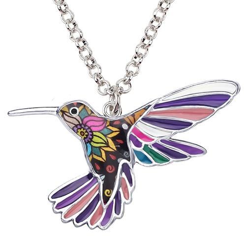 Hummingbird Bird Necklace